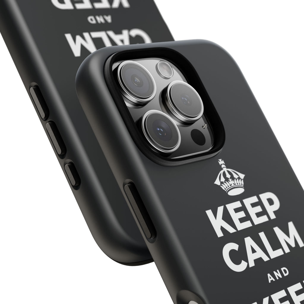 KEEP CALM AND KEEP DREAMING Phone Case (Dark)