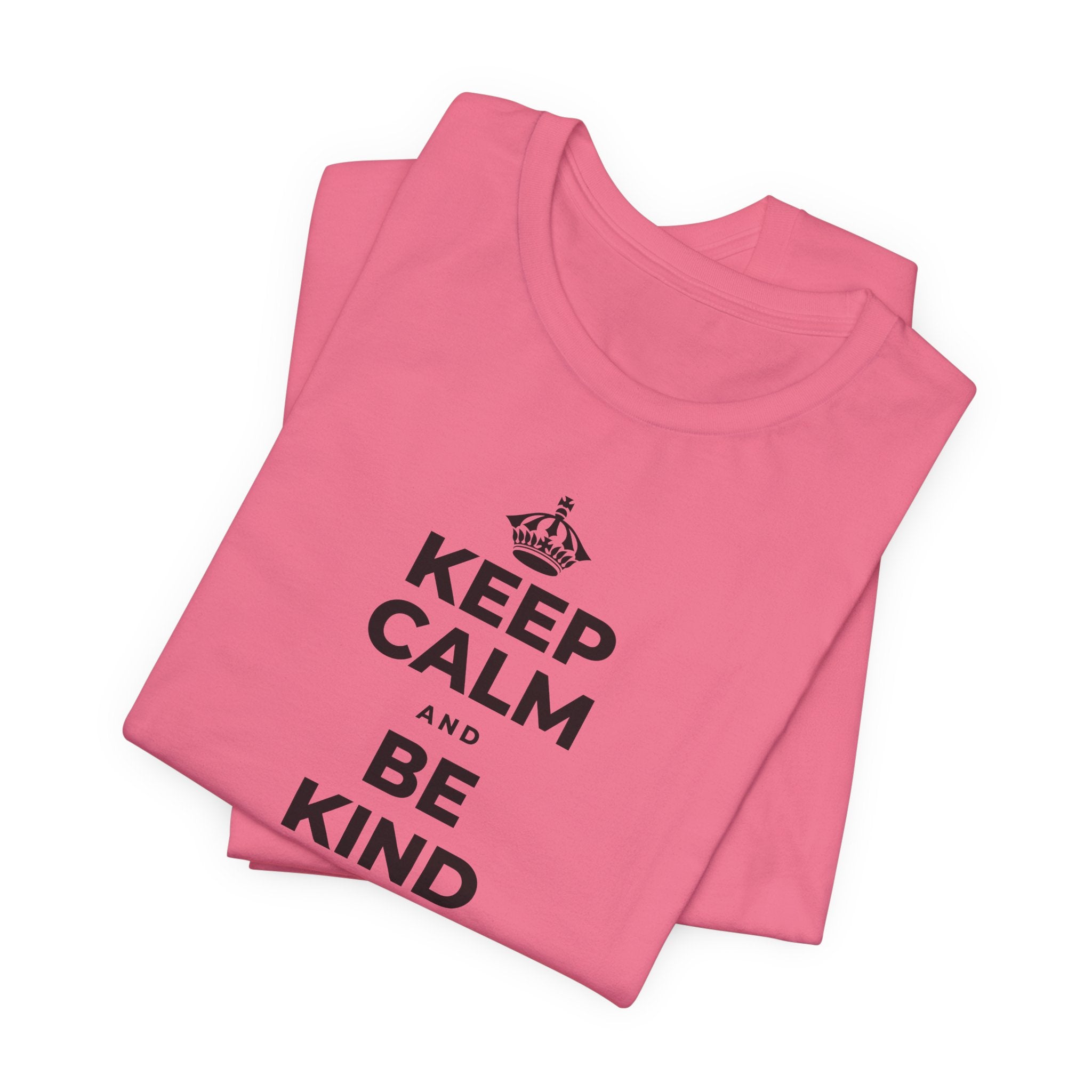 KEEP CALM AND BE KIND TO THE NEW KID T-Shirt (Military Green–Autumn)