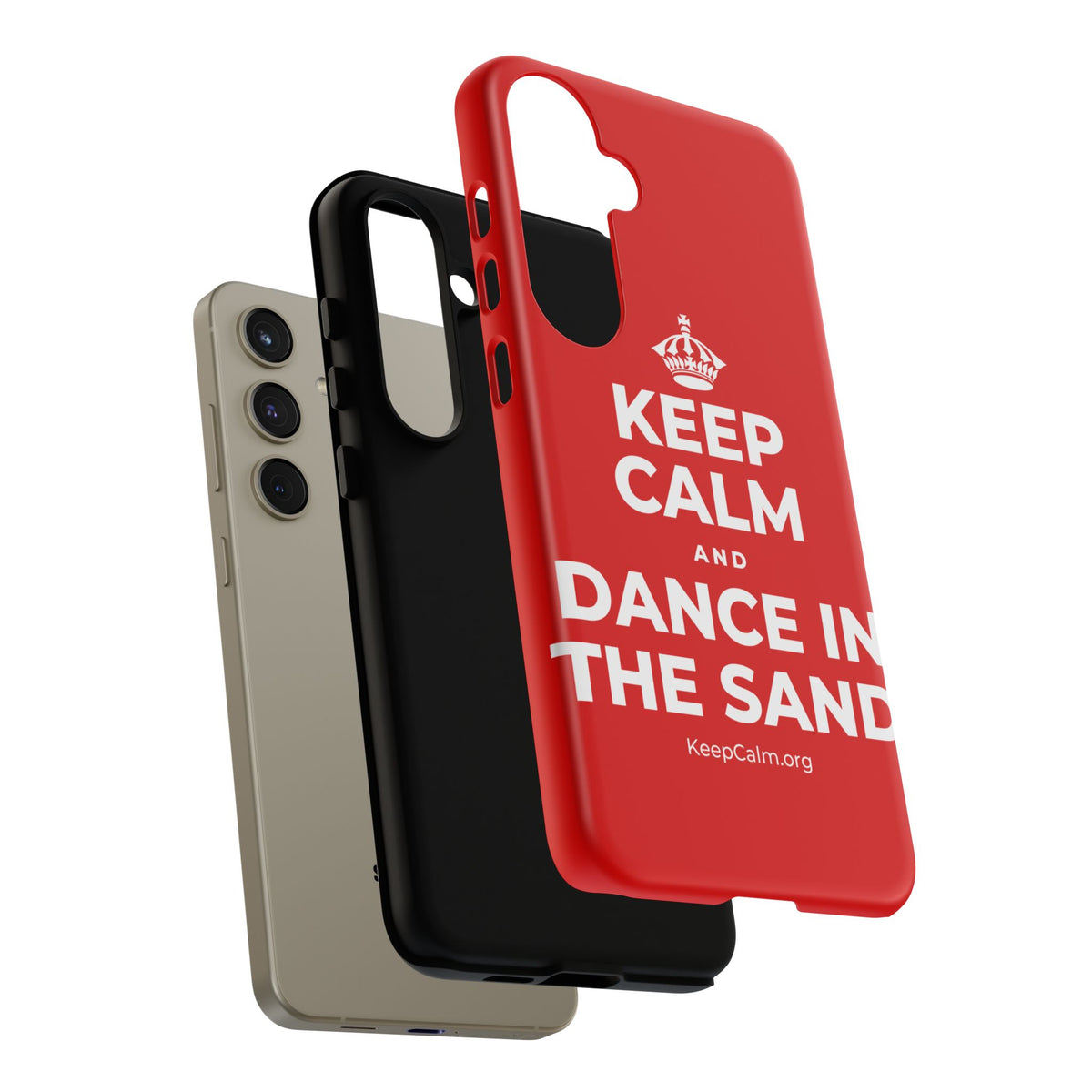 KEEP CALM AND DANCE IN THE SAND Phone Case