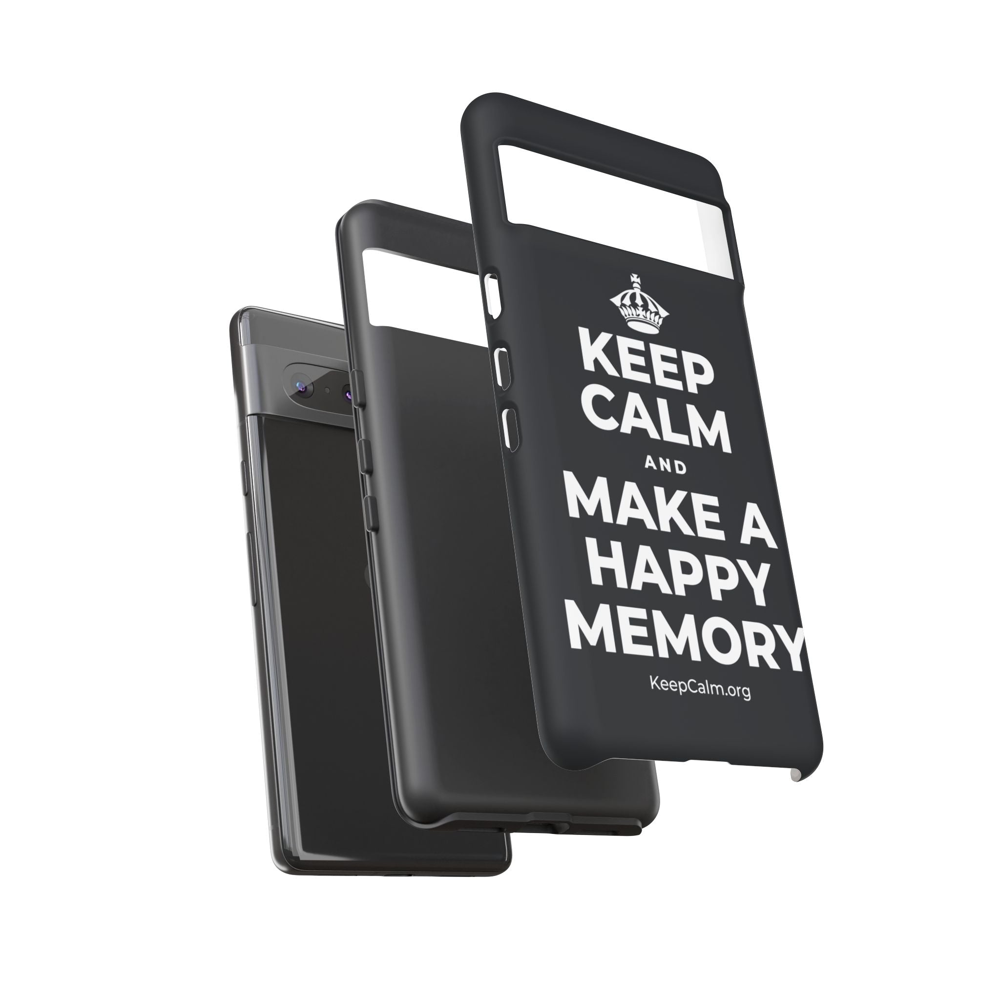 KEEP CALM AND MAKE A HAPPY MEMORY Phone Case (Dark)