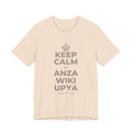 KEEP CALM NA ANZA WIKI UPYA T-Shirt (Soft Cream–Heather Mauve)