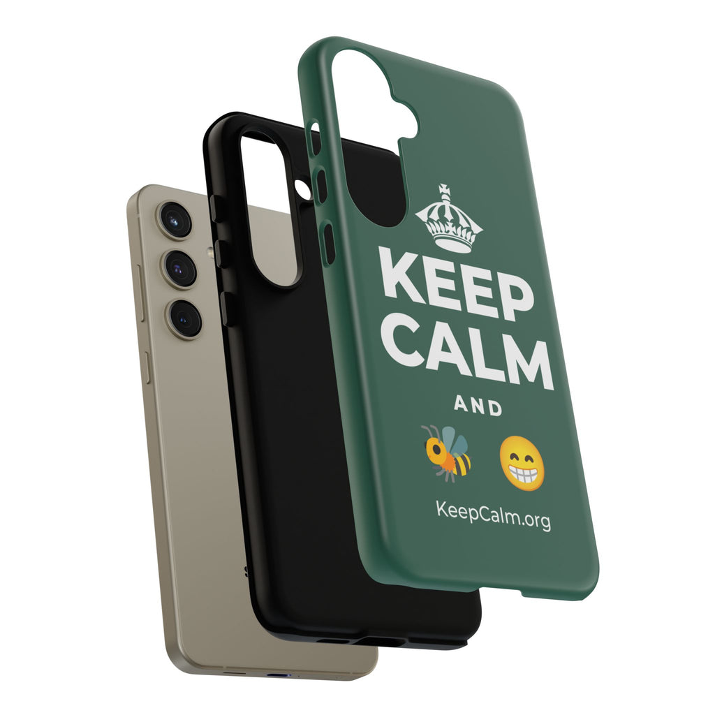 KEEP CALM AND BEE HAPPY Phone Case