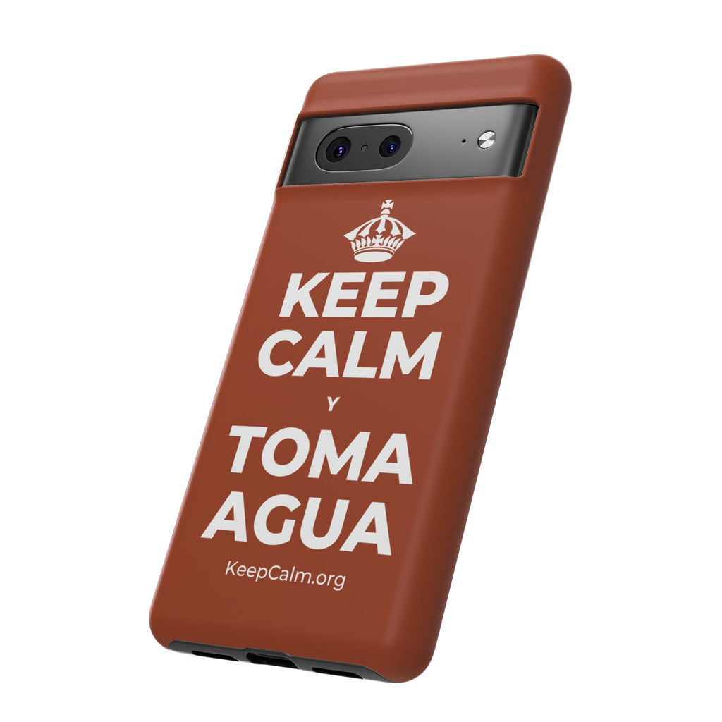 KEEP CALM Y TOMA AGUA Phone Case