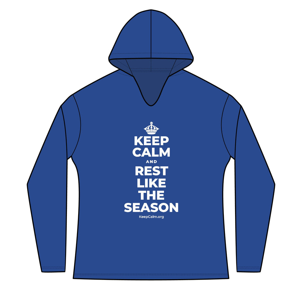 KEEP CALM AND REST LIKE THE SEASON Women's Long Sleeve Hoodie