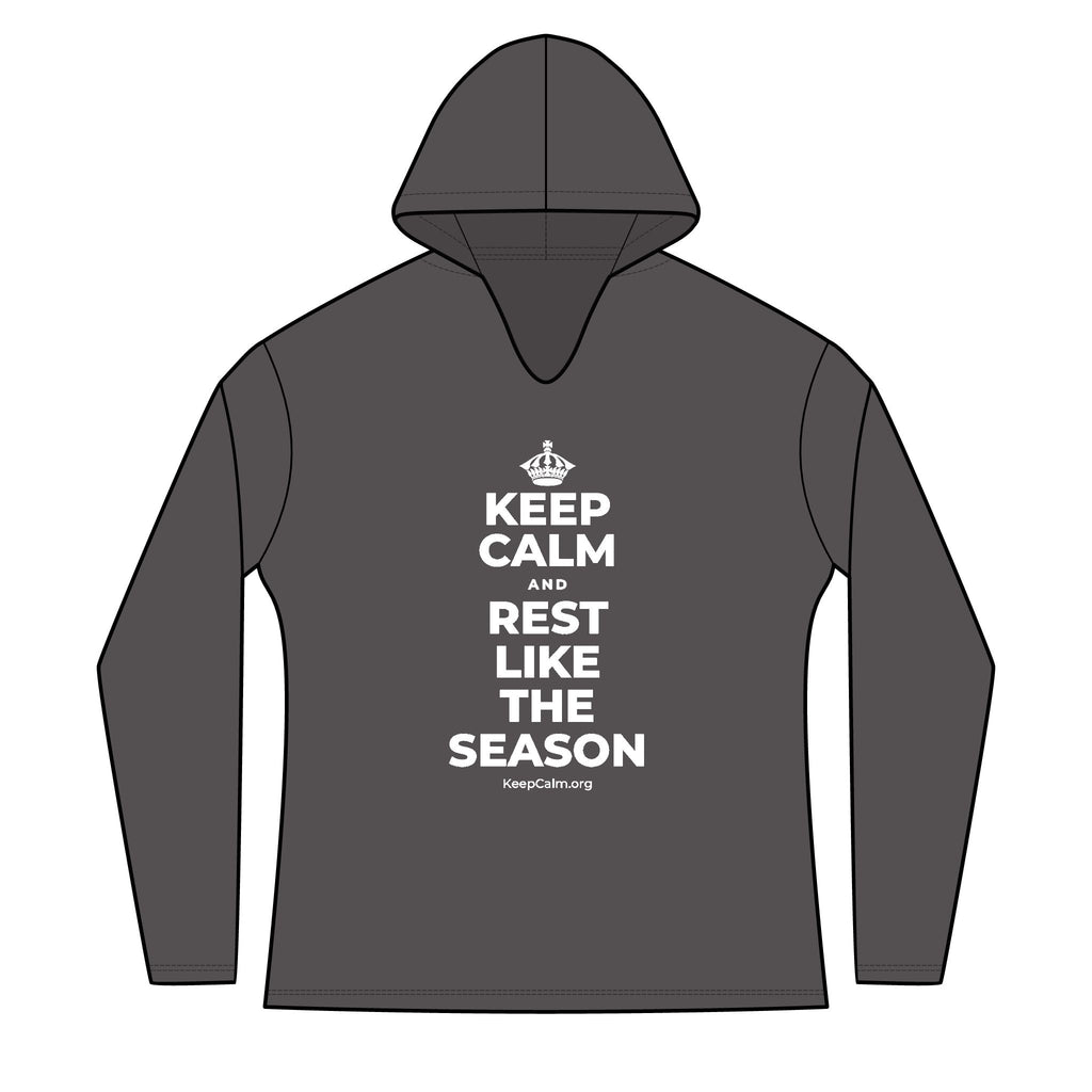 KEEP CALM AND REST LIKE THE SEASON Women's Long Sleeve Hoodie