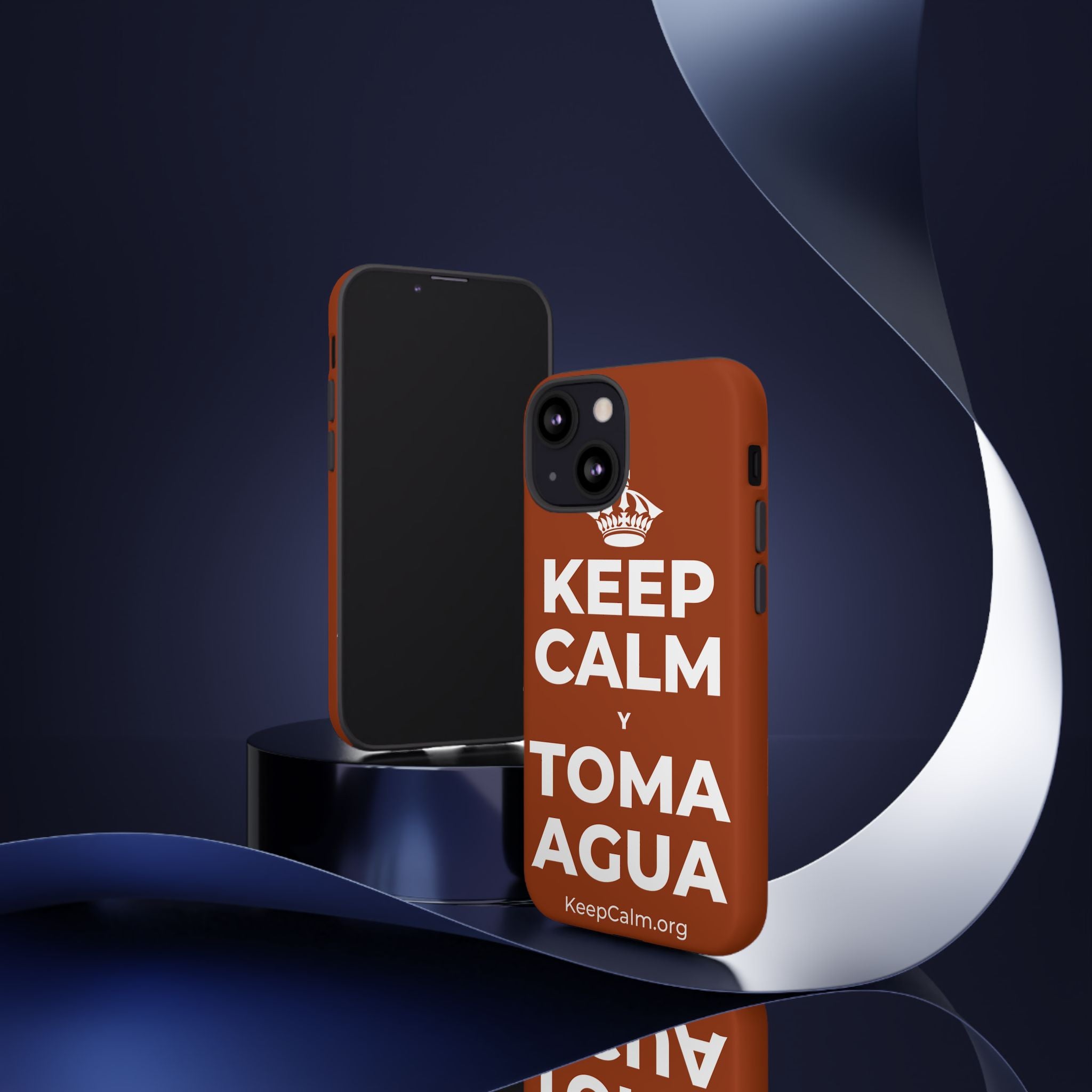 KEEP CALM Y TOMA AGUA Phone Case