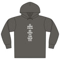 KEEP CALM AND BE KIND TO THE NEW KID Organic Hoodie Tee