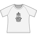 KEEP CALM DA KOMA YANAYIN HUTUN MAKO Women's Raglan Tee