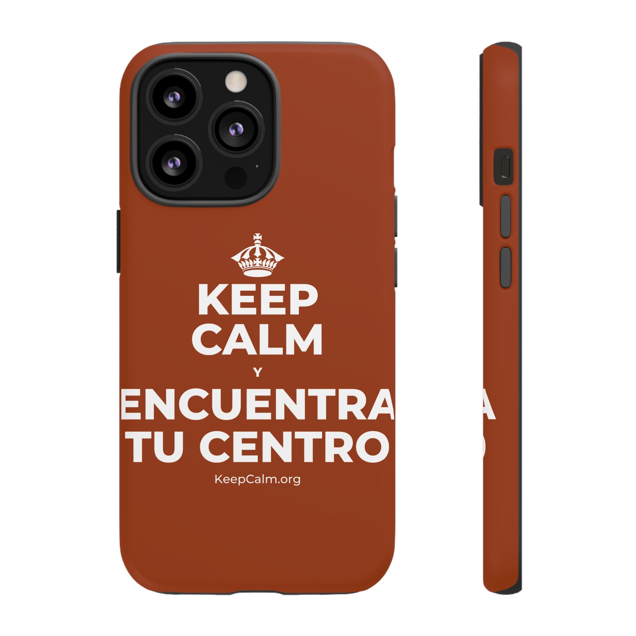 KEEP CALM Y ENCUENTRA TU CENTRO Phone Case