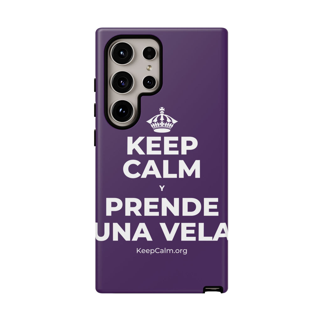 KEEP CALM Y PRENDE UNA VELA Phone Case
