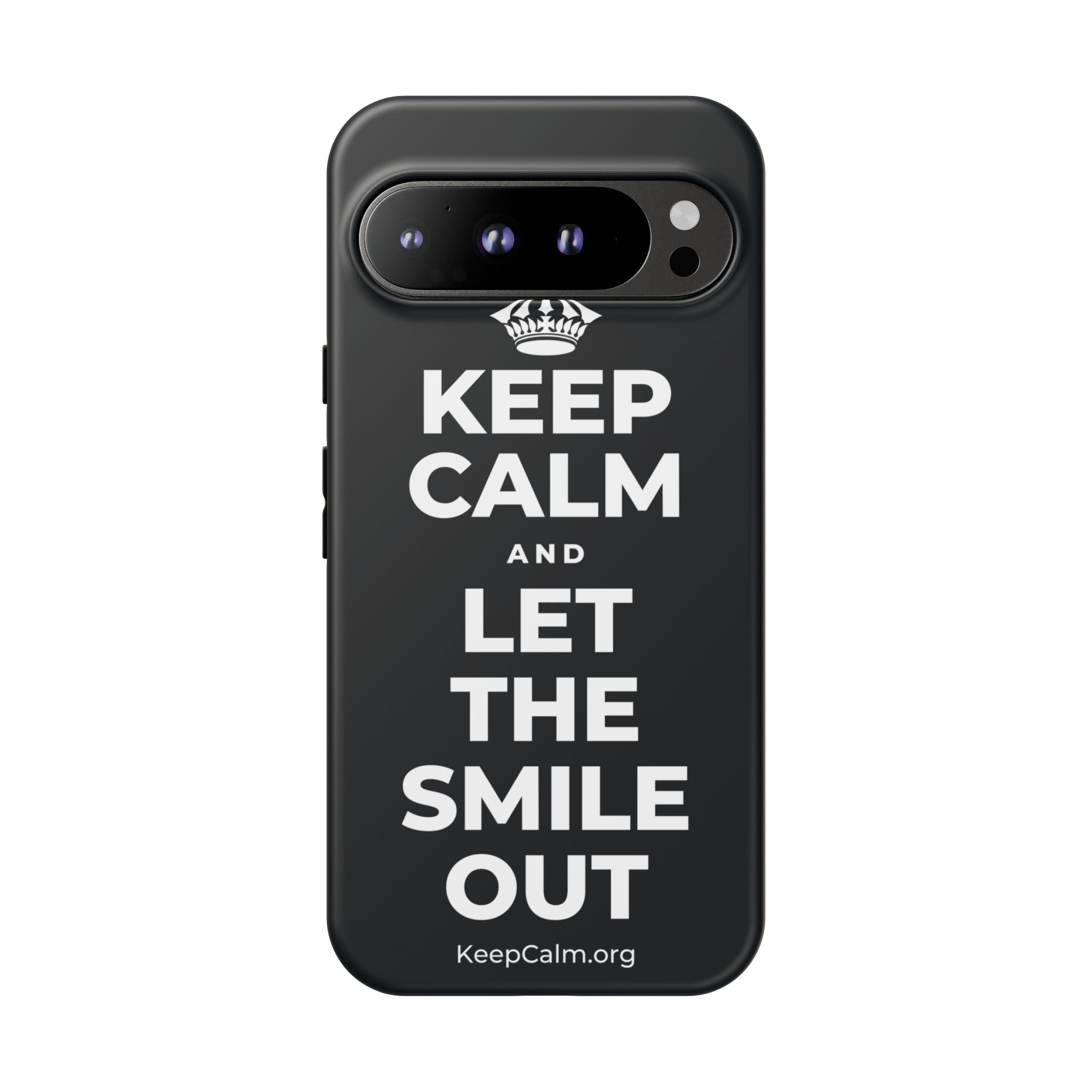KEEP CALM AND LET THE SMILE OUT Phone Case (Dark)