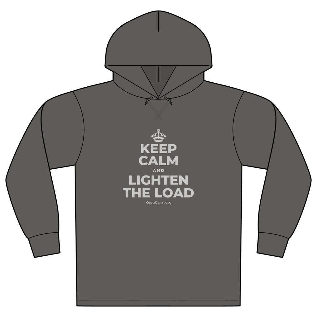 KEEP CALM AND LIGHTEN THE LOAD Organic Hoodie Tee