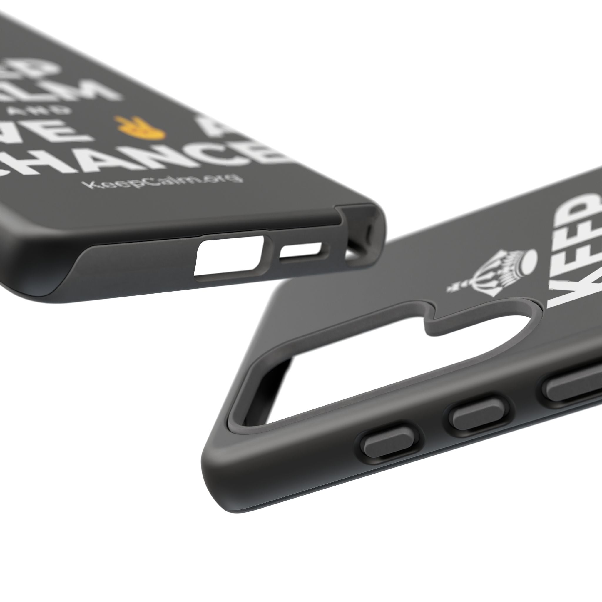 KEEP CALM AND GIVE ✌️ A CHANCE Phone Case