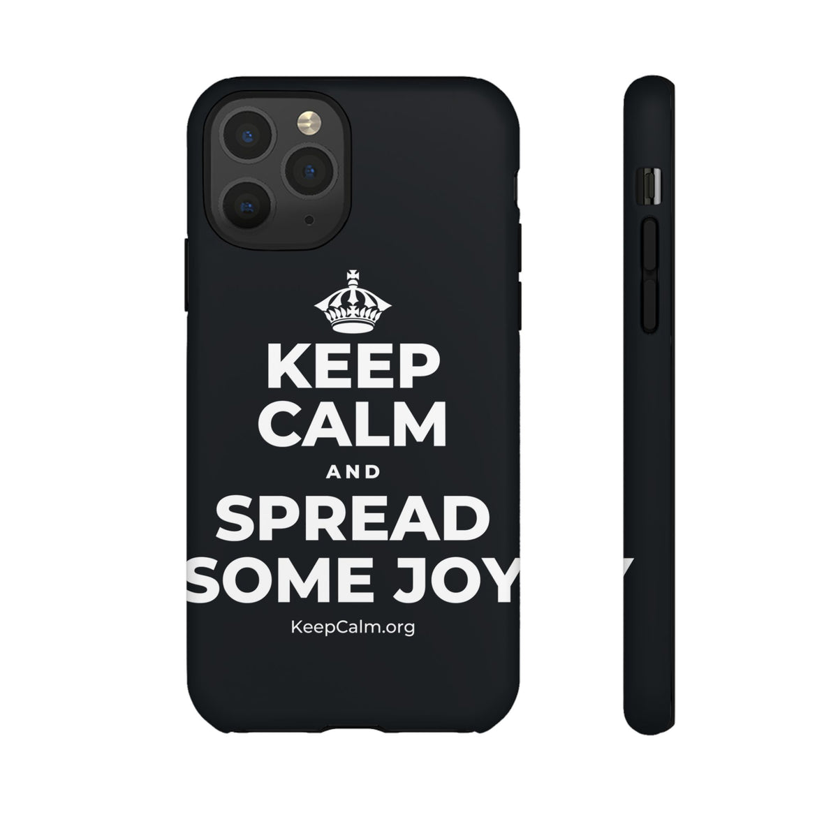 KEEP CALM AND SPREAD SOME JOY Phone Case (Dark)