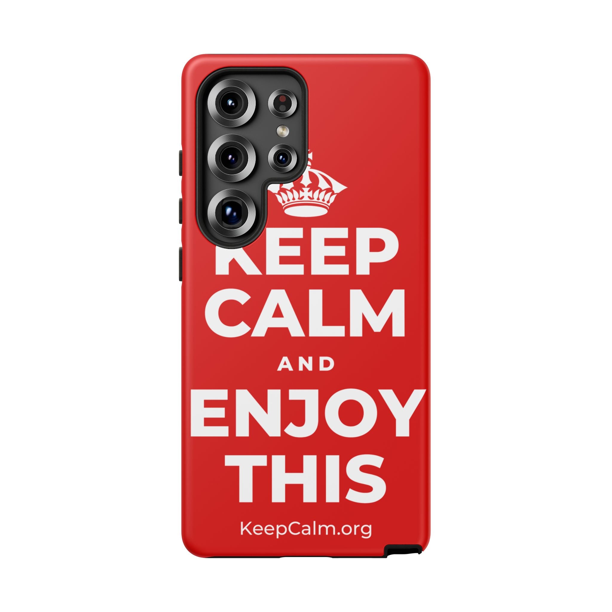 KEEP CALM AND ENJOY THIS Phone Case