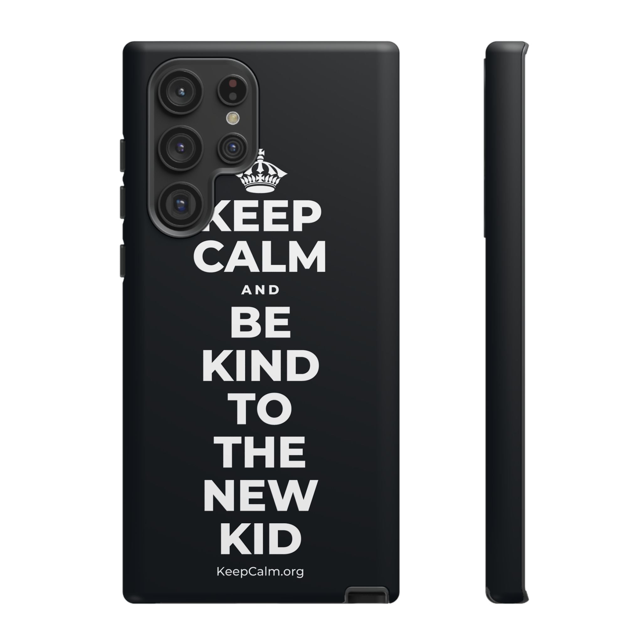 KEEP CALM AND BE KIND TO THE NEW KID Phone Case (Dark)