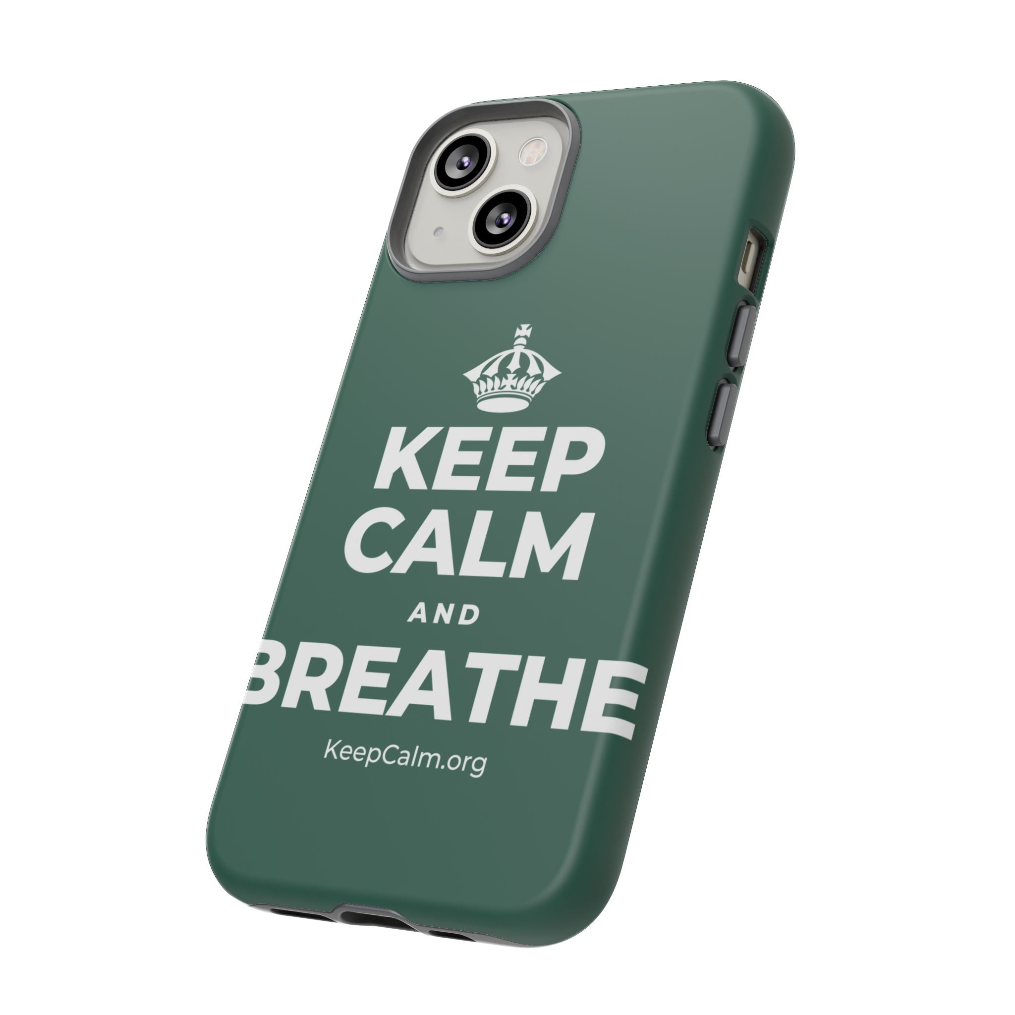 KEEP CALM AND BREATHE Phone Case