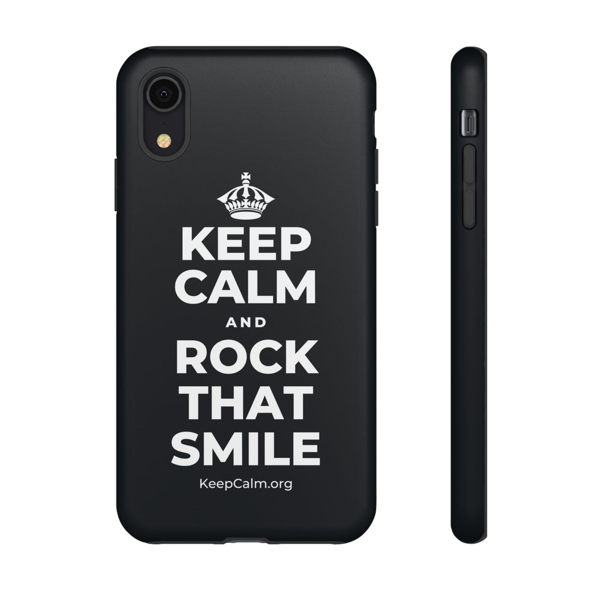 KEEP CALM AND ROCK THAT SMILE Phone Case (Dark)