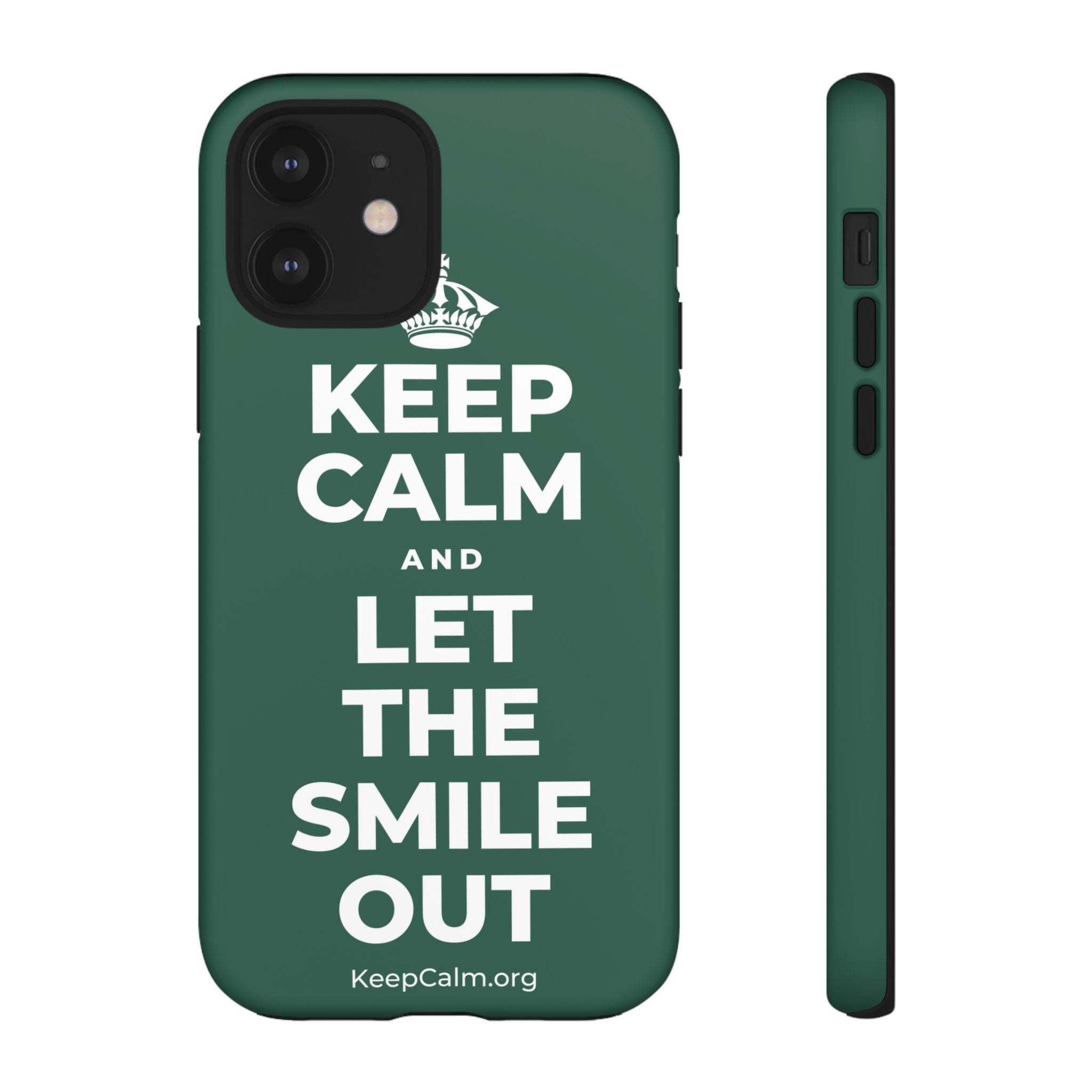 KEEP CALM AND LET THE SMILE OUT Phone Case