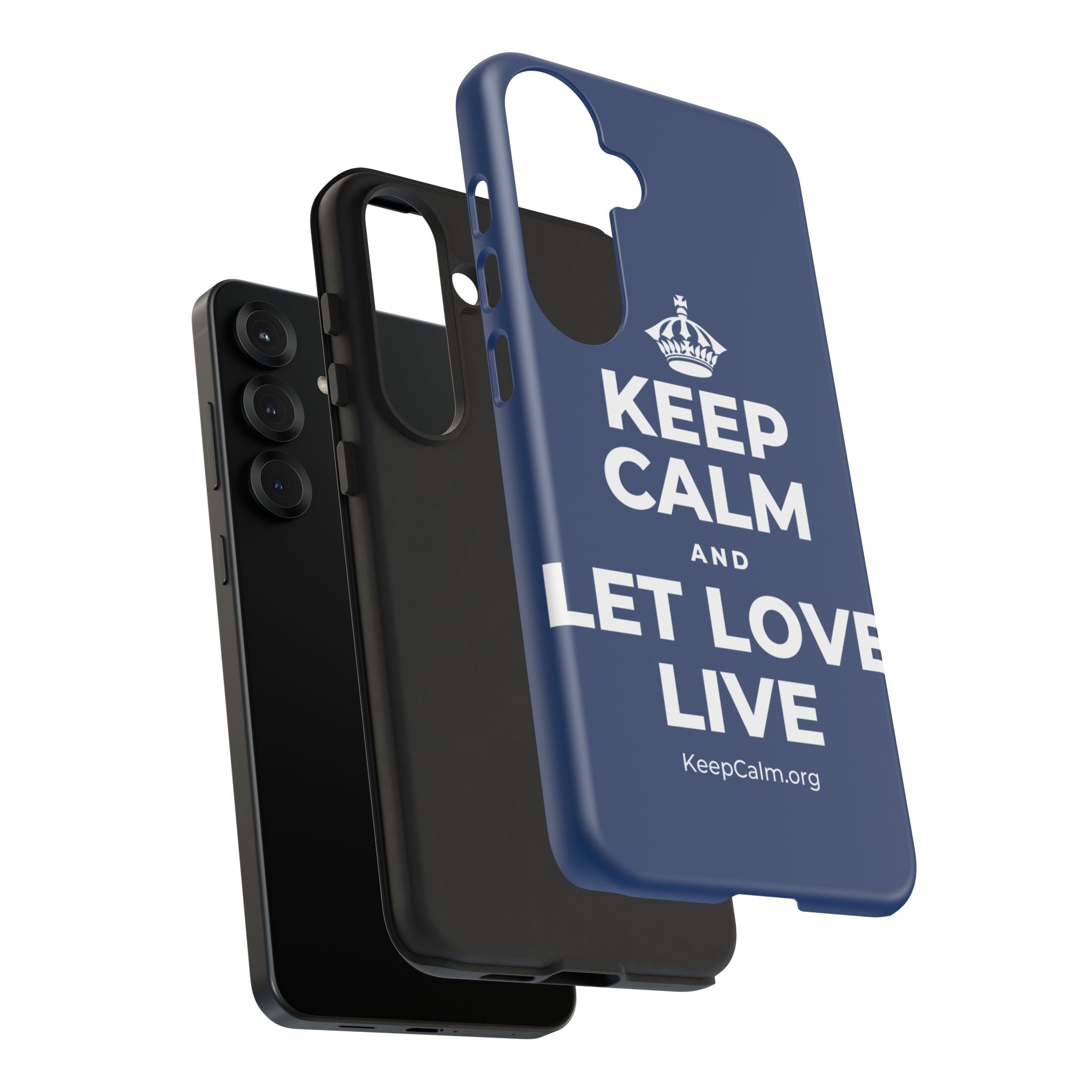 KEEP CALM AND LET LOVE LIVE Phone Case