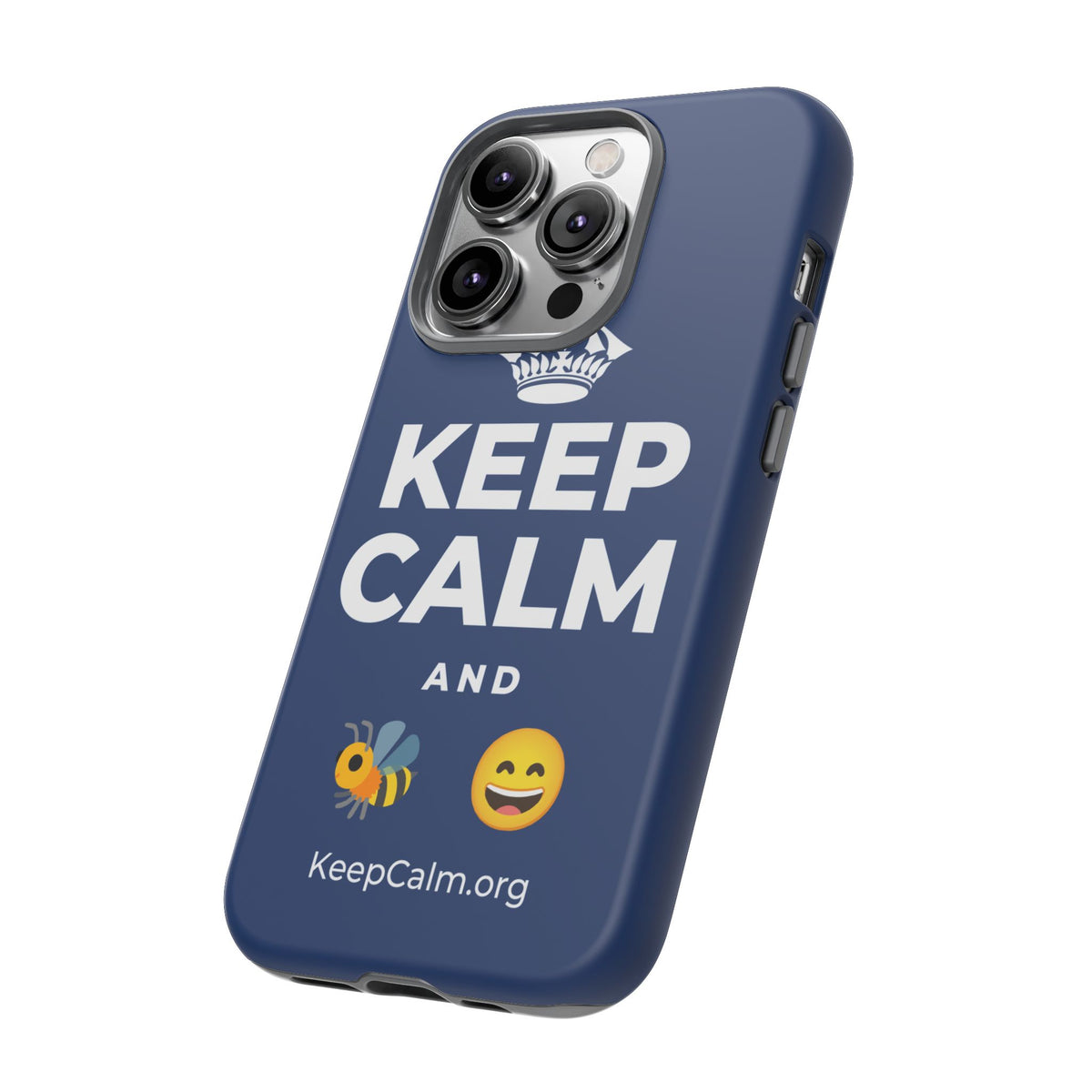 KEEP CALM AND 🐝 😄 Phone Case