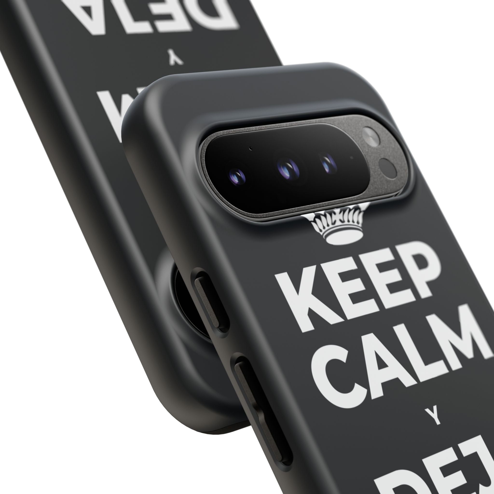 KEEP CALM Y DEJA QUE BASTE Phone Case (Dark)