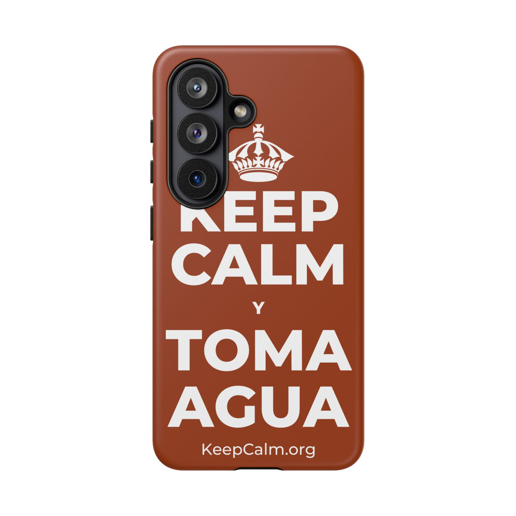 KEEP CALM Y TOMA AGUA Phone Case