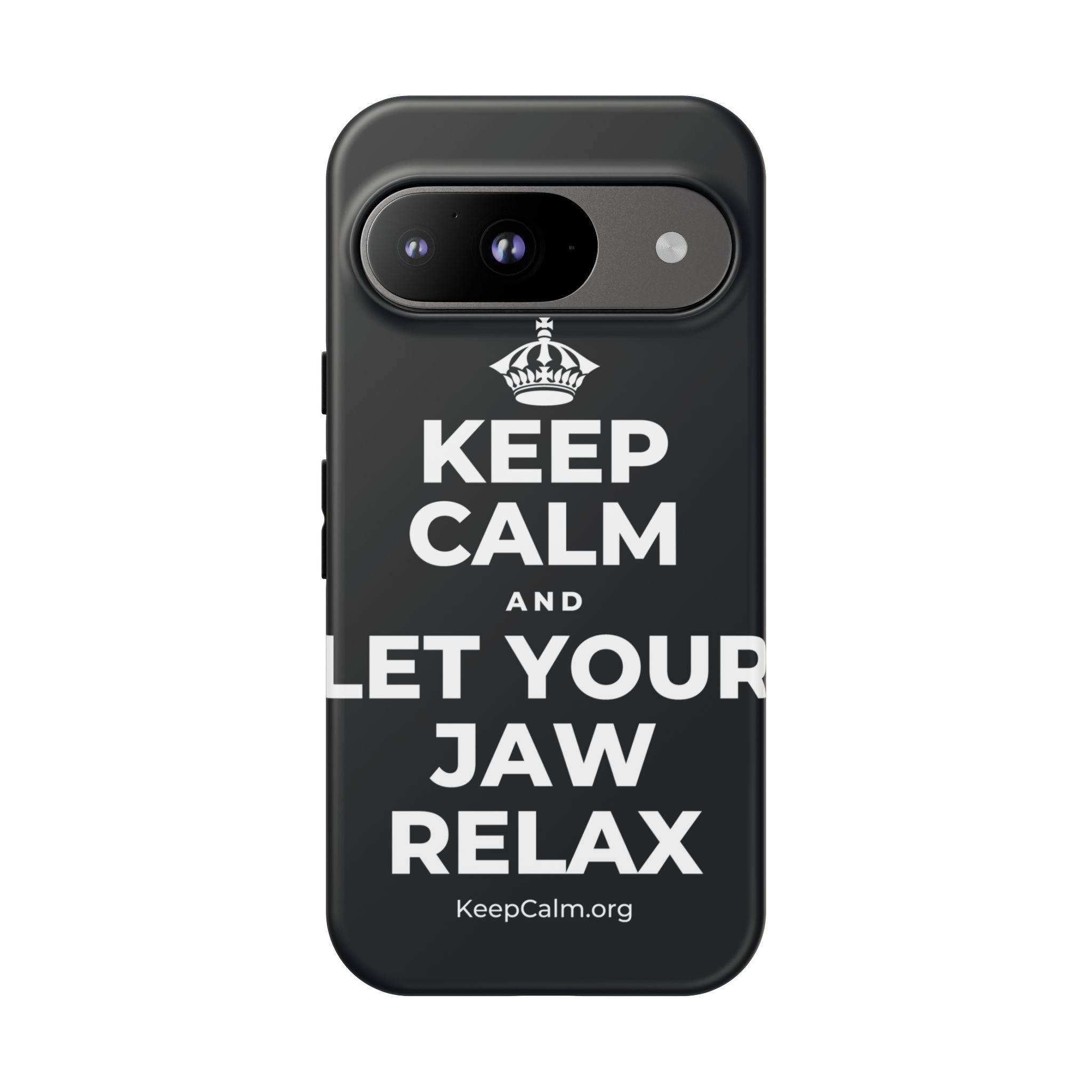 KEEP CALM AND LET YOUR JAW RELAX Phone Case (Dark)