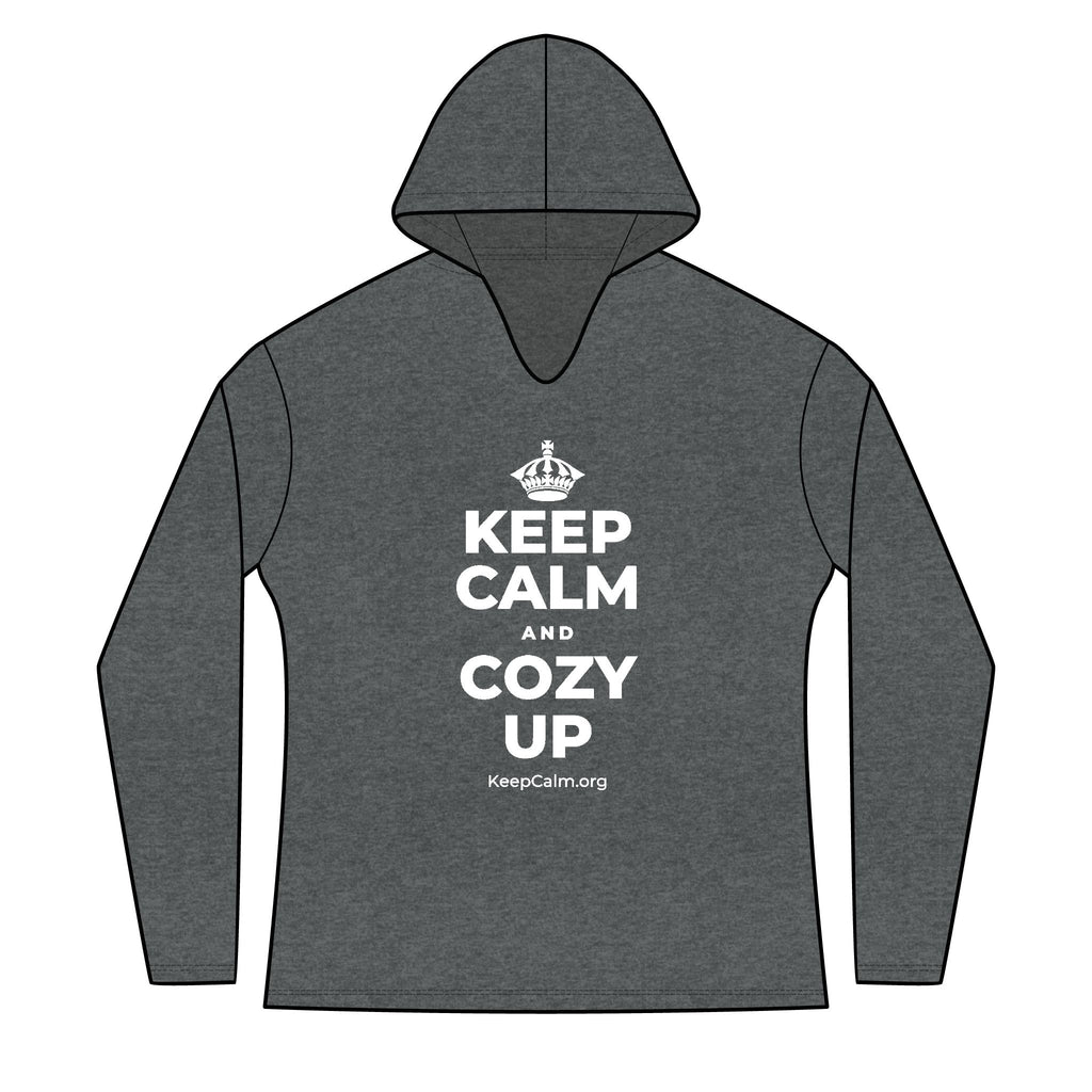 KEEP CALM AND COZY UP Women's Long Sleeve Hoodie