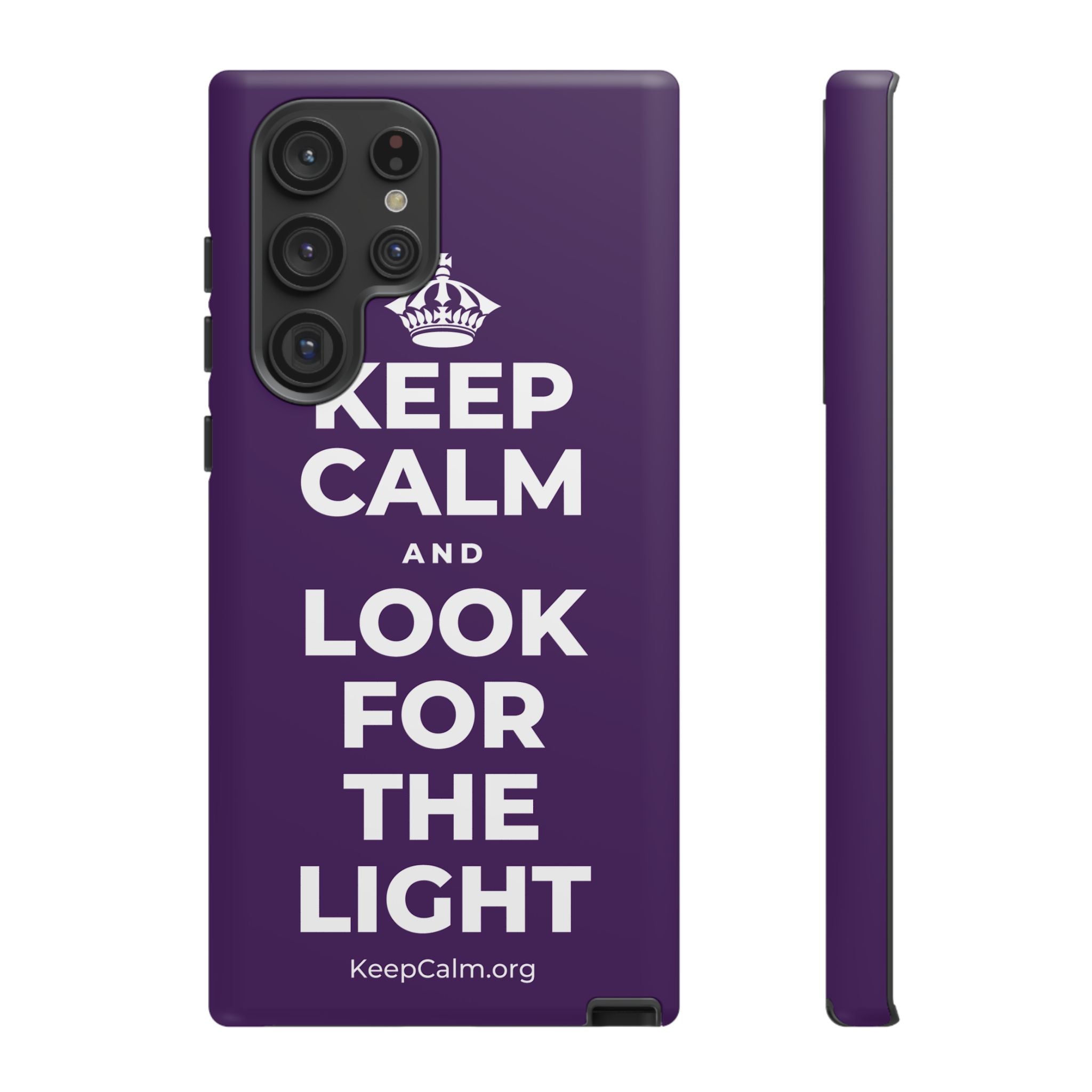 KEEP CALM AND LOOK FOR THE LIGHT Phone Case