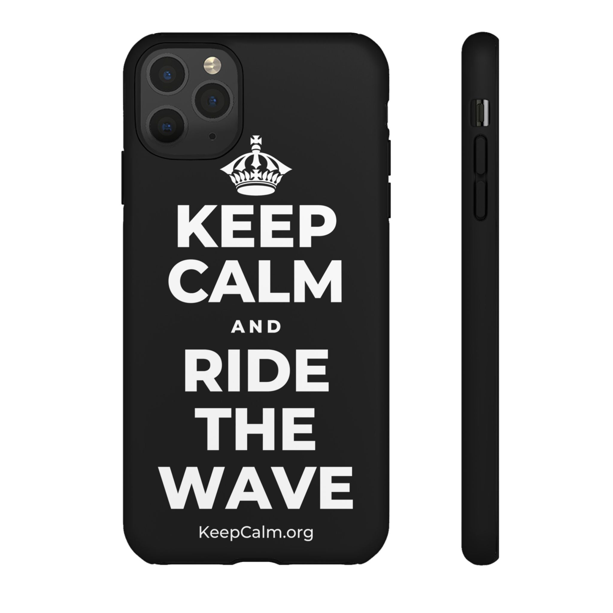 KEEP CALM AND RIDE THE WAVE Phone Case