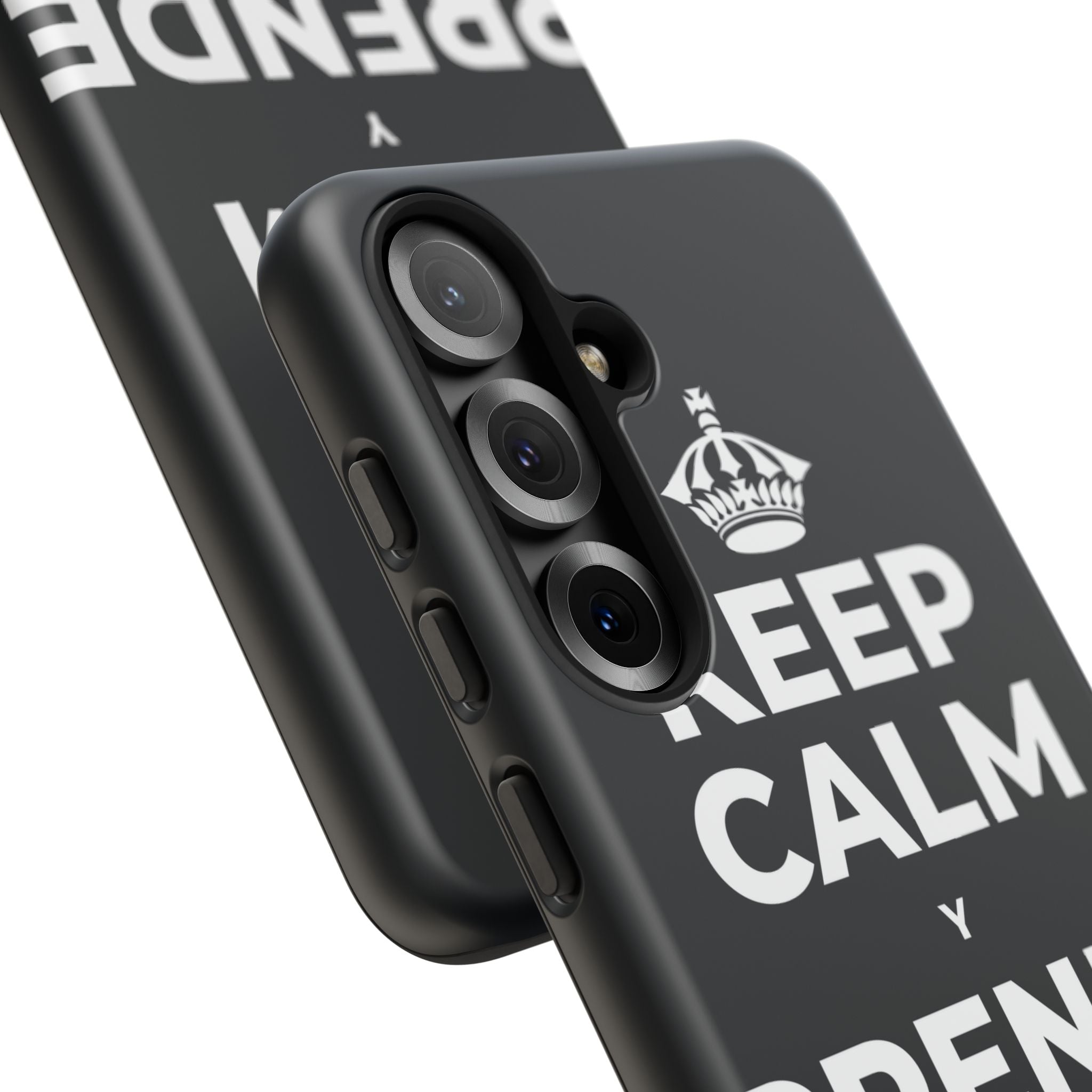 KEEP CALM Y PRENDE UNA VELA Phone Case (Dark)
