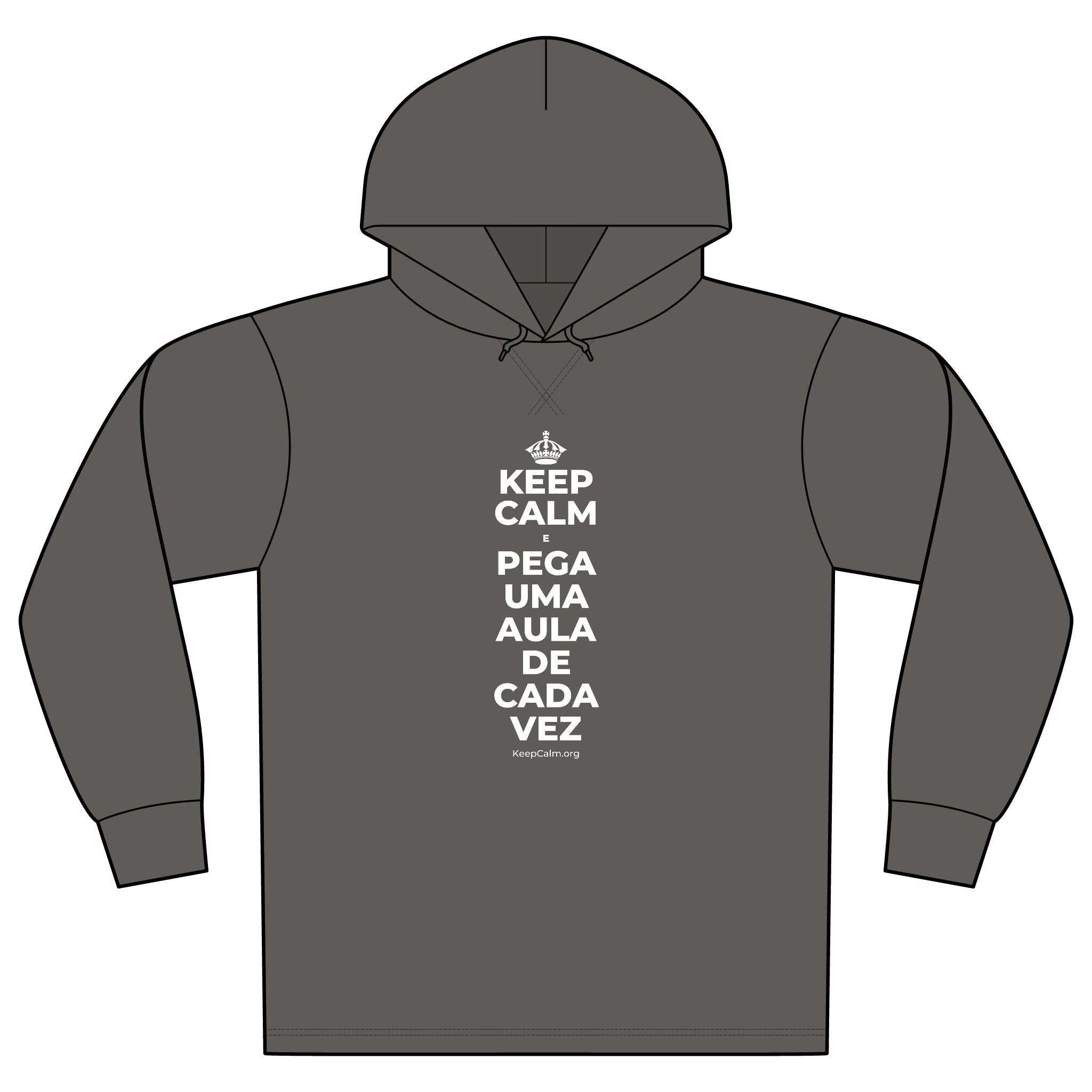KEEP CALM E PEGA UMA AULA DE CADA VEZ Organic Hoodie Tee
