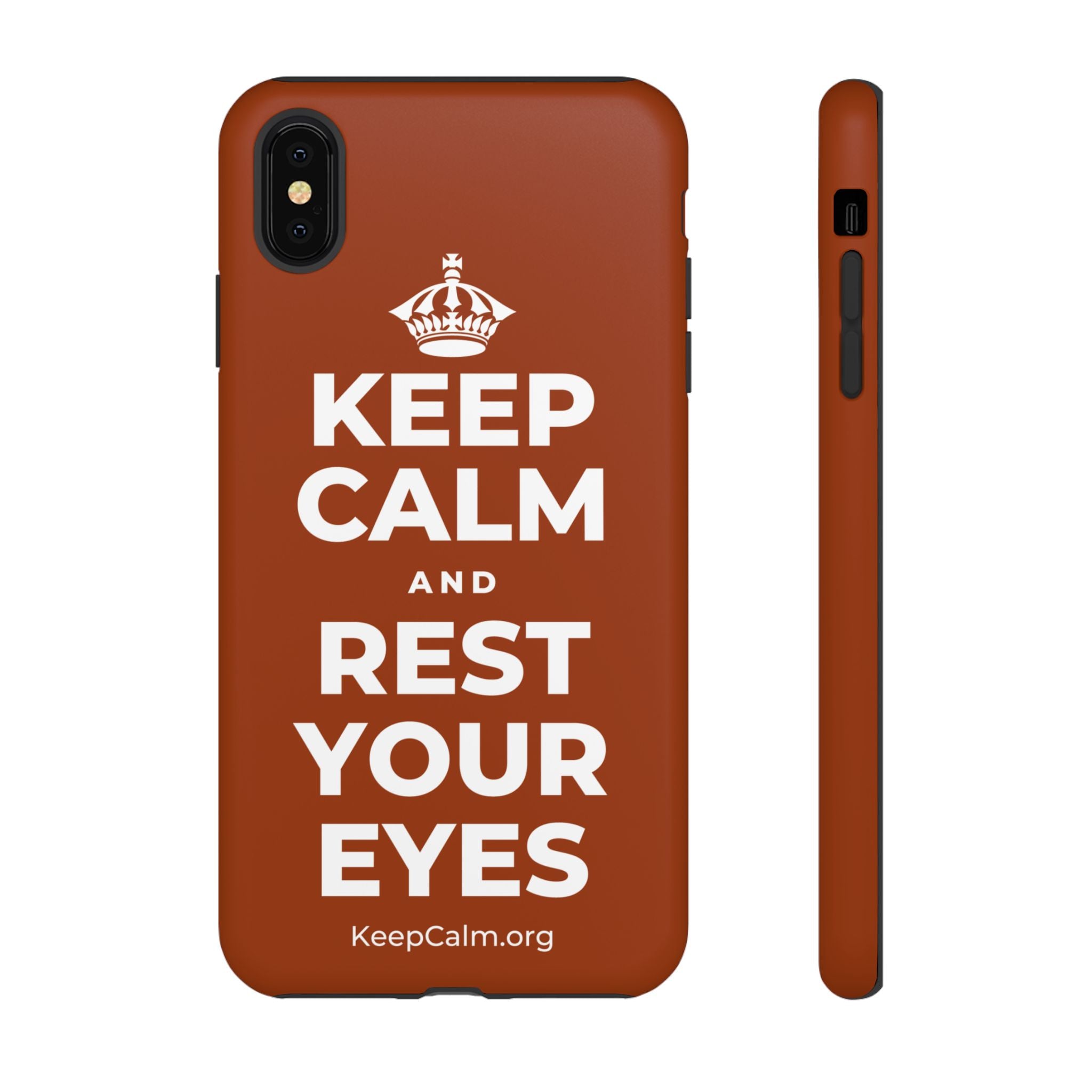 KEEP CALM AND REST YOUR EYES Phone Case