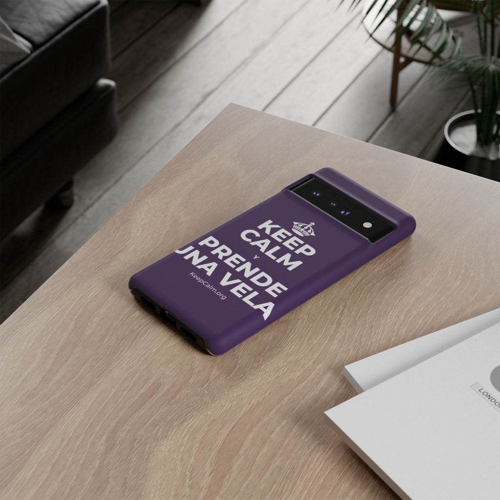 KEEP CALM Y PRENDE UNA VELA Phone Case