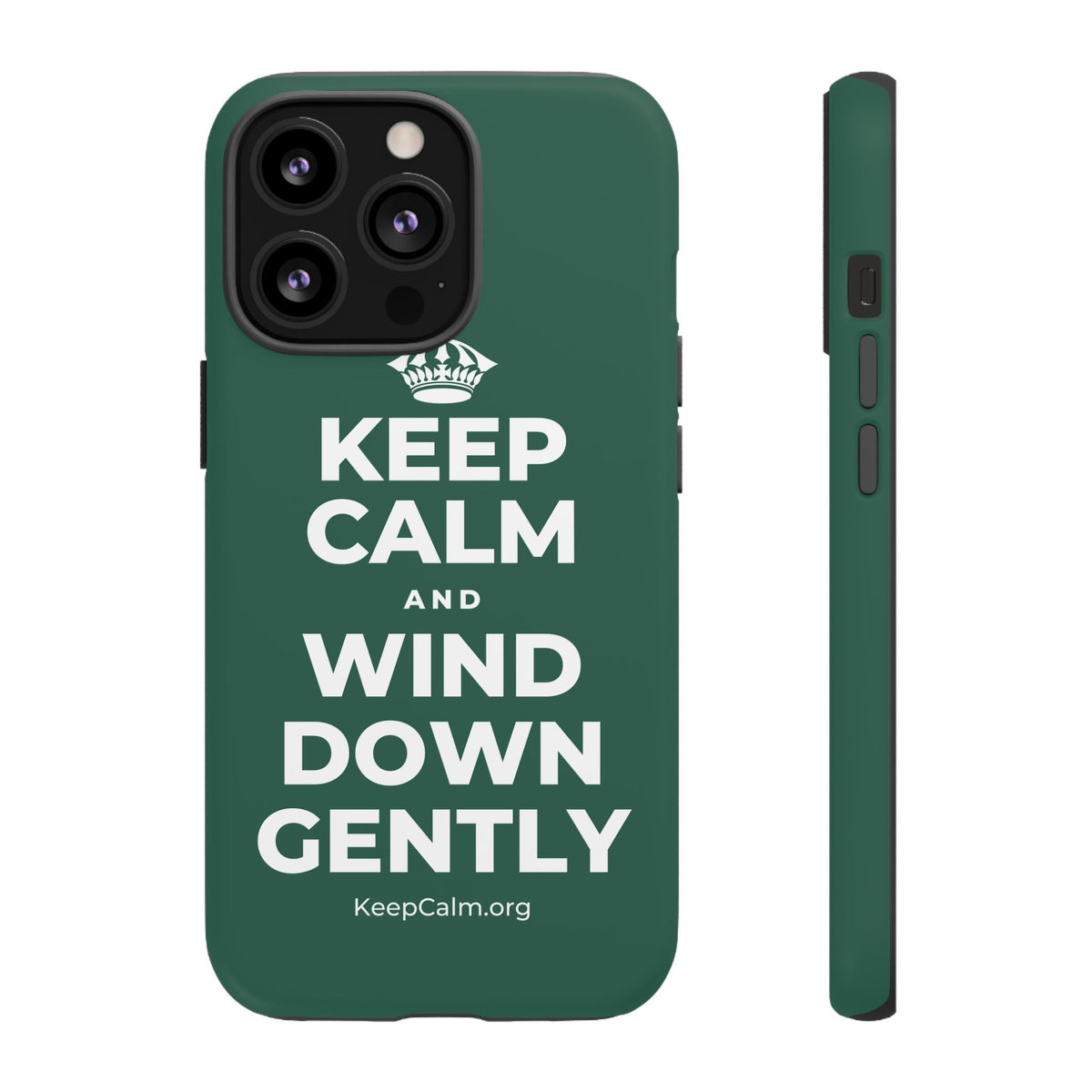 KEEP CALM AND WIND DOWN GENTLY Phone Case