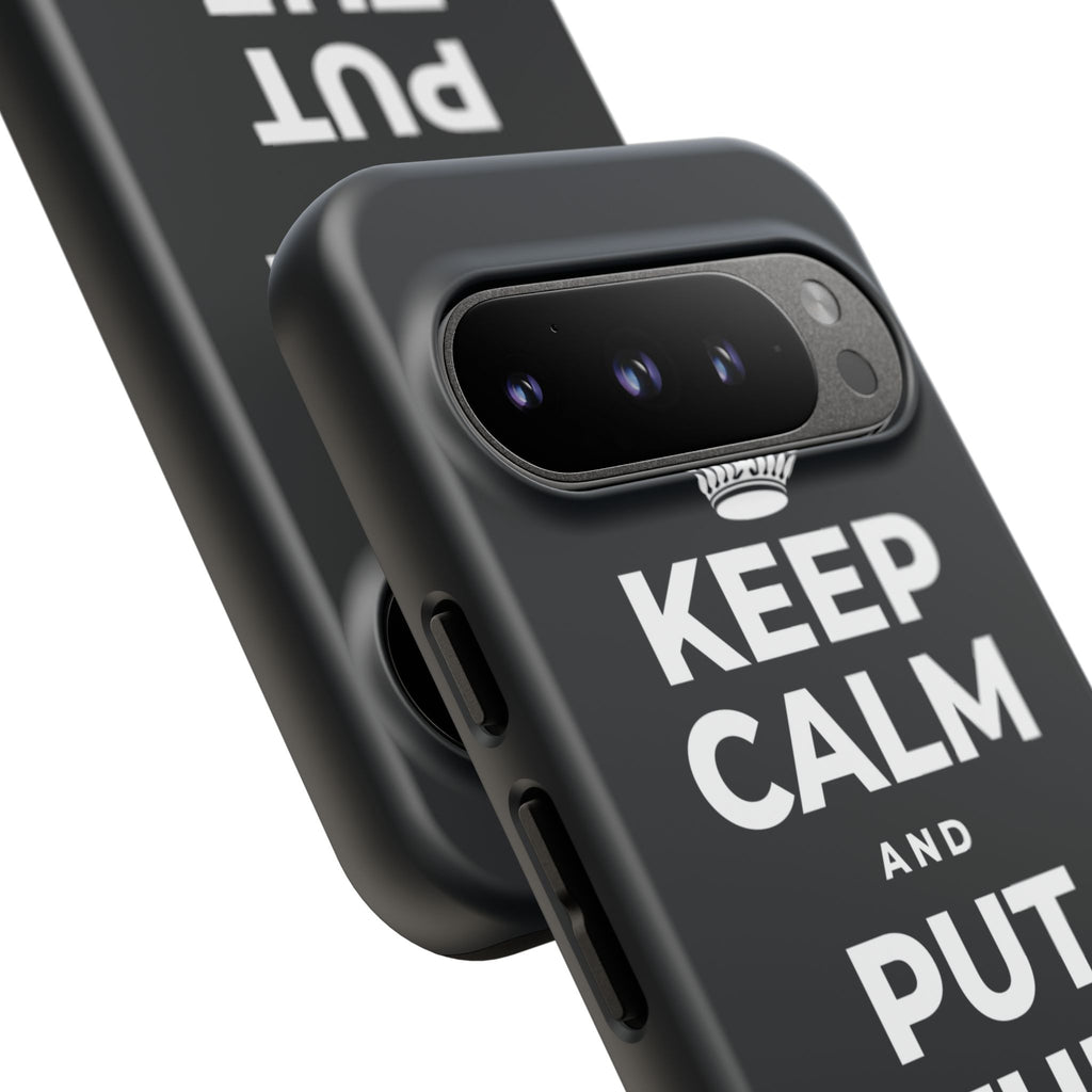 KEEP CALM AND PUT THE PHONE DOWN Phone Case (Dark)