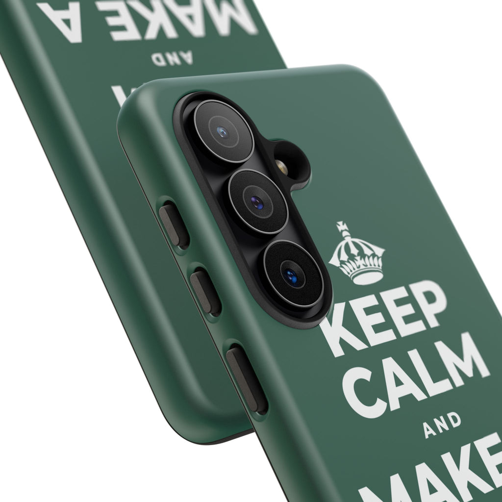 KEEP CALM AND MAKE A HAPPY MEMORY Phone Case
