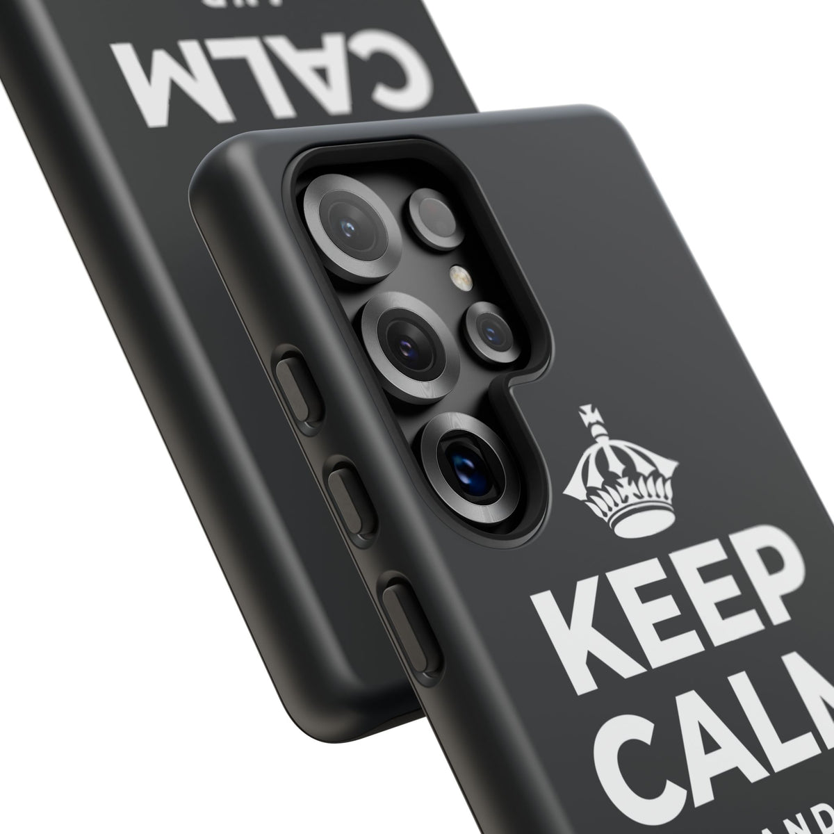 KEEP CALM AND LOCK IN Phone Case (Dark)