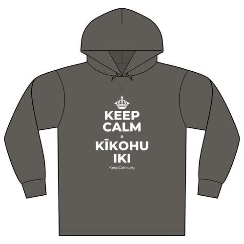 KEEP CALM A KĪKOHU IKI Organic Hoodie Tee