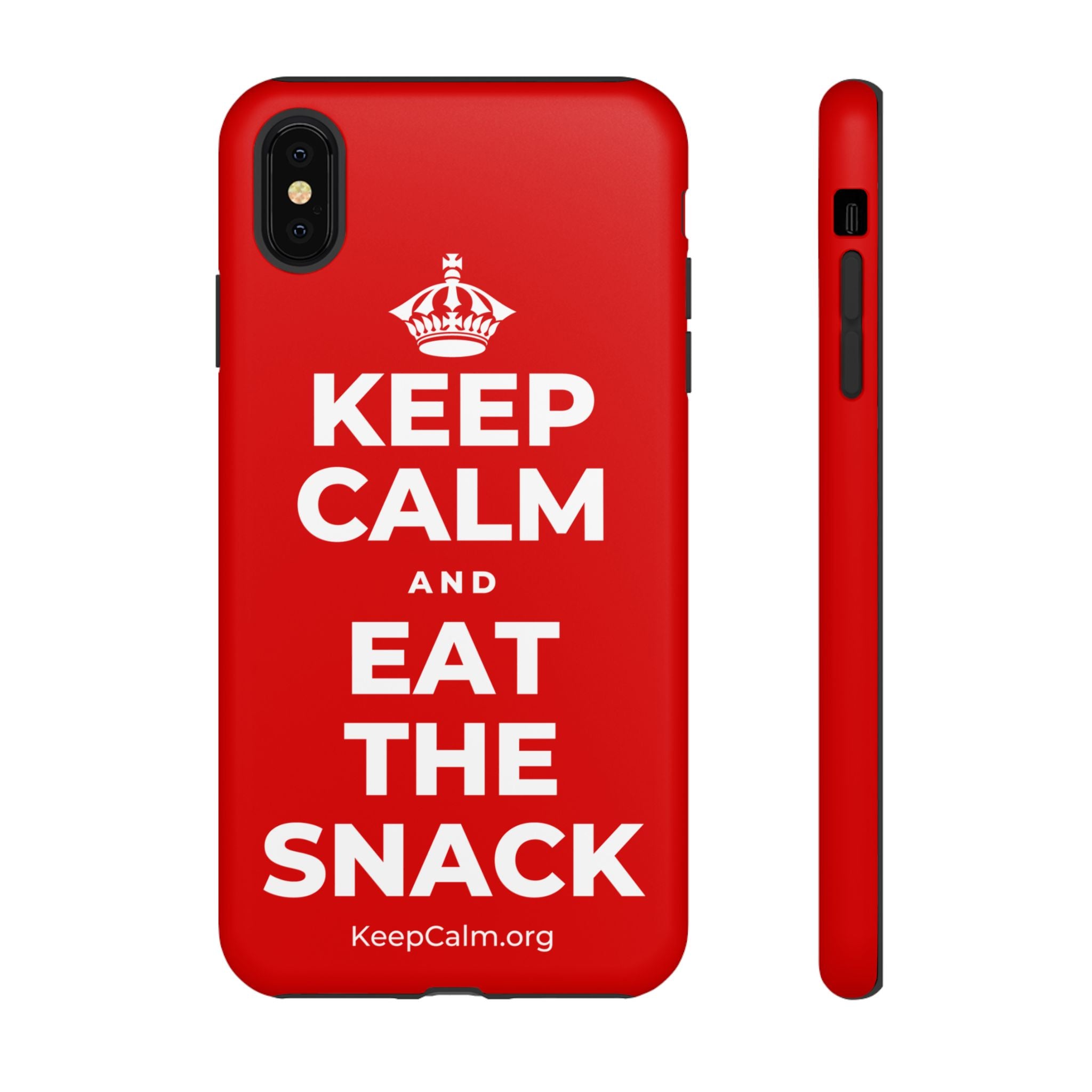 KEEP CALM AND EAT THE SNACK Phone Case