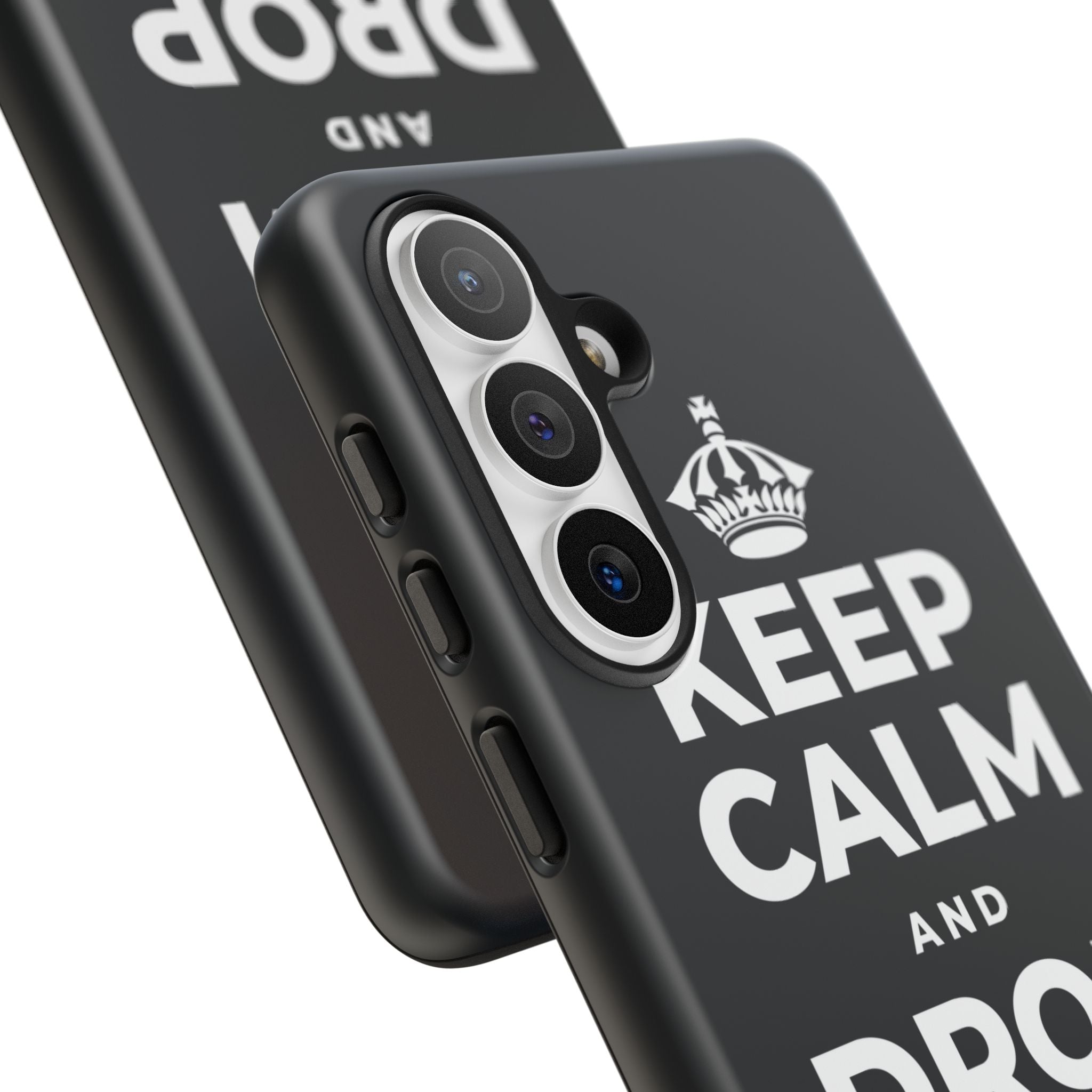 KEEP CALM AND DROP THE ROPE Phone Case (Dark)