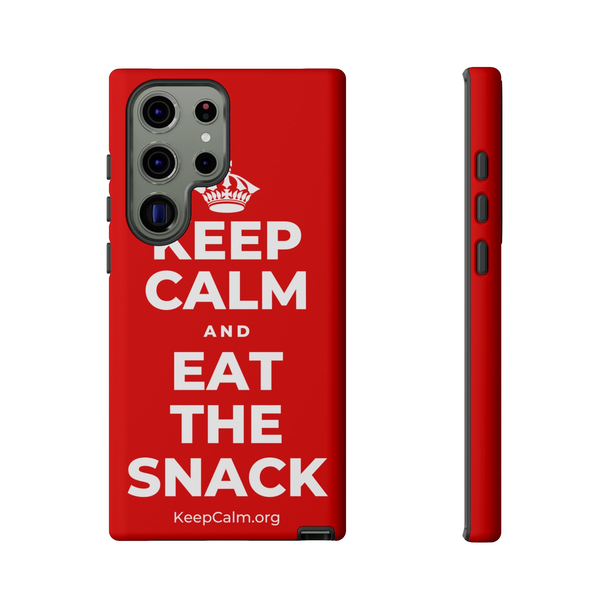 KEEP CALM AND EAT THE SNACK Phone Case