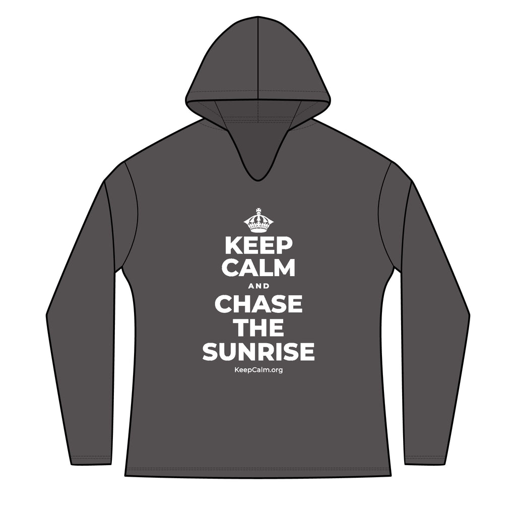 KEEP CALM AND CHASE THE SUNRISE Women's Long Sleeve Hoodie