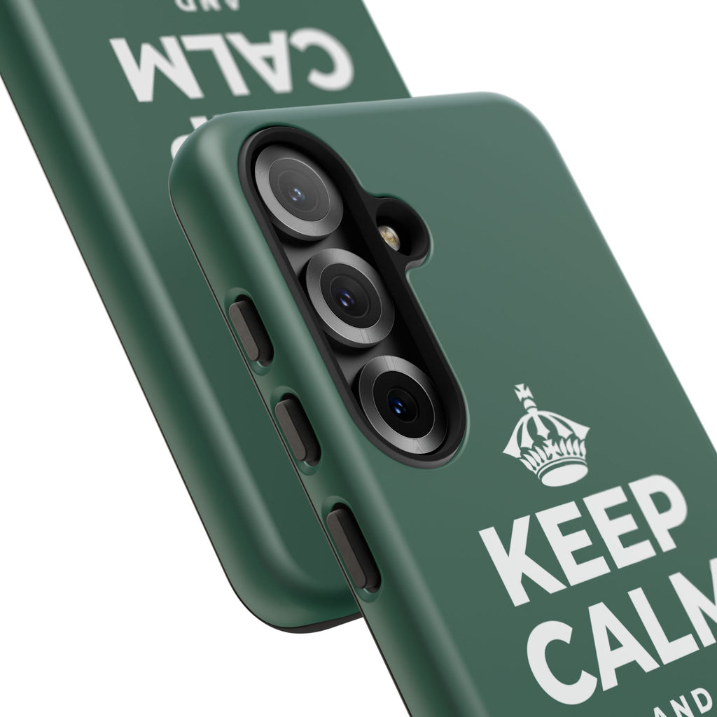 KEEP CALM AND BREATHE Phone Case