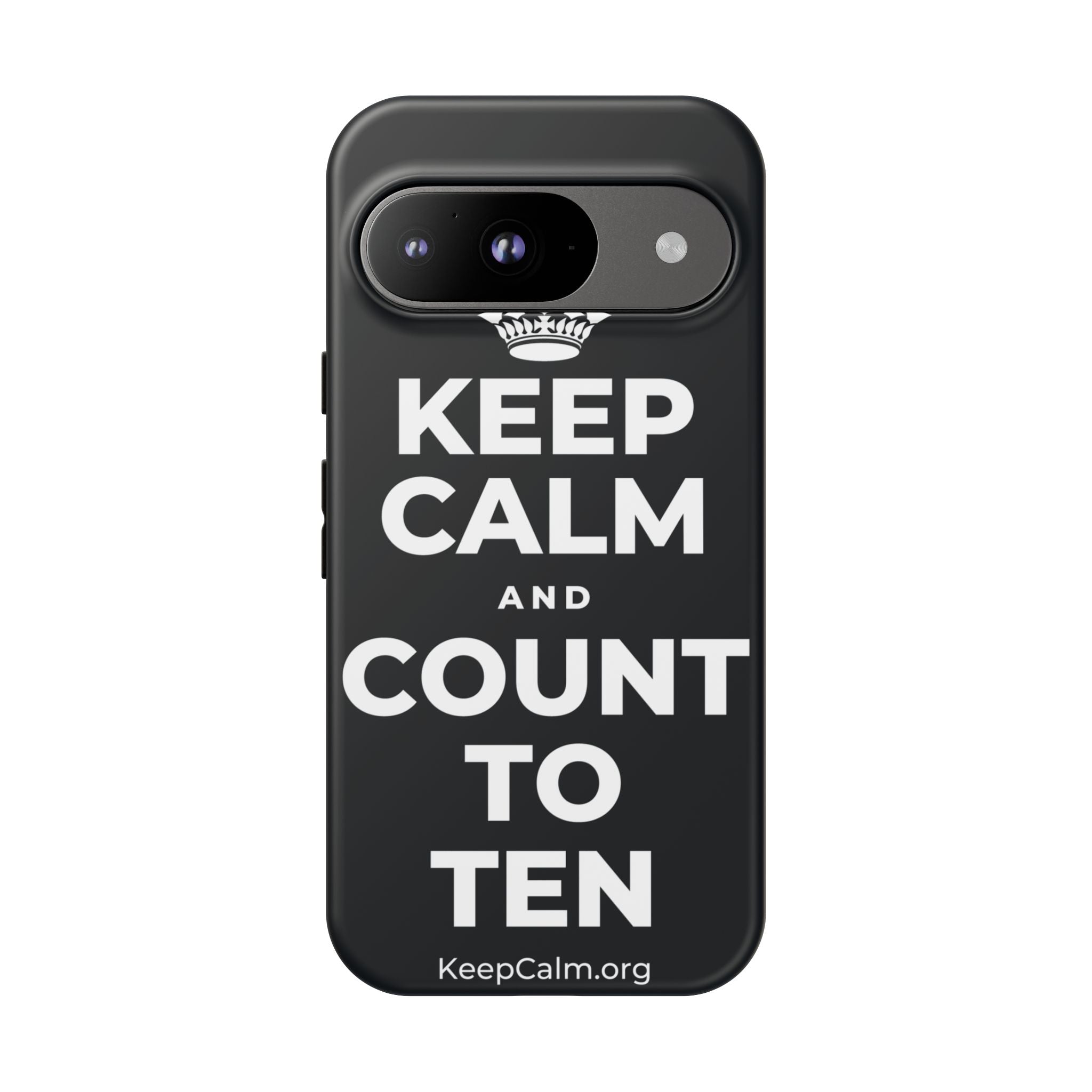KEEP CALM AND COUNT TO TEN Phone Case (Dark)