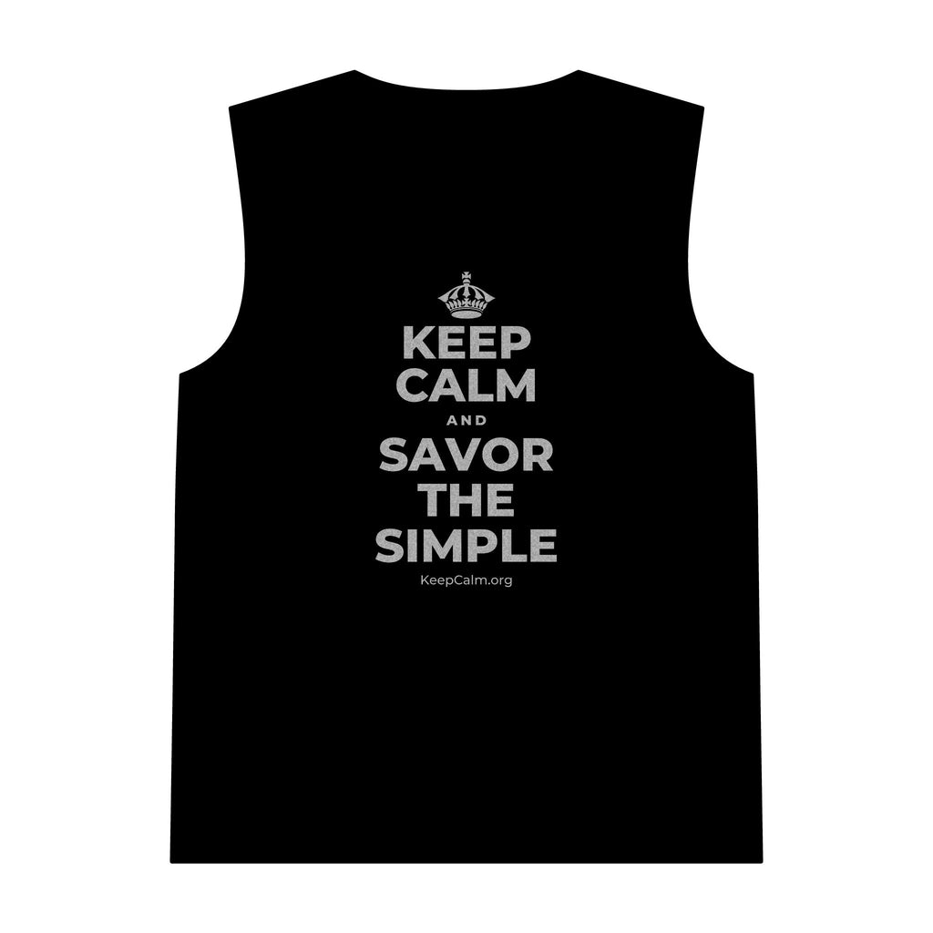 KEEP CALM AND SAVOR THE SIMPLE Tank Top