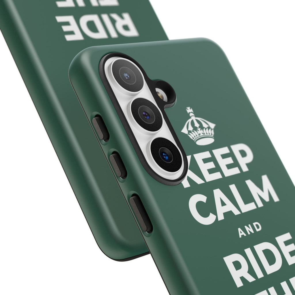 KEEP CALM AND RIDE THE GOOD WAVE Phone Case