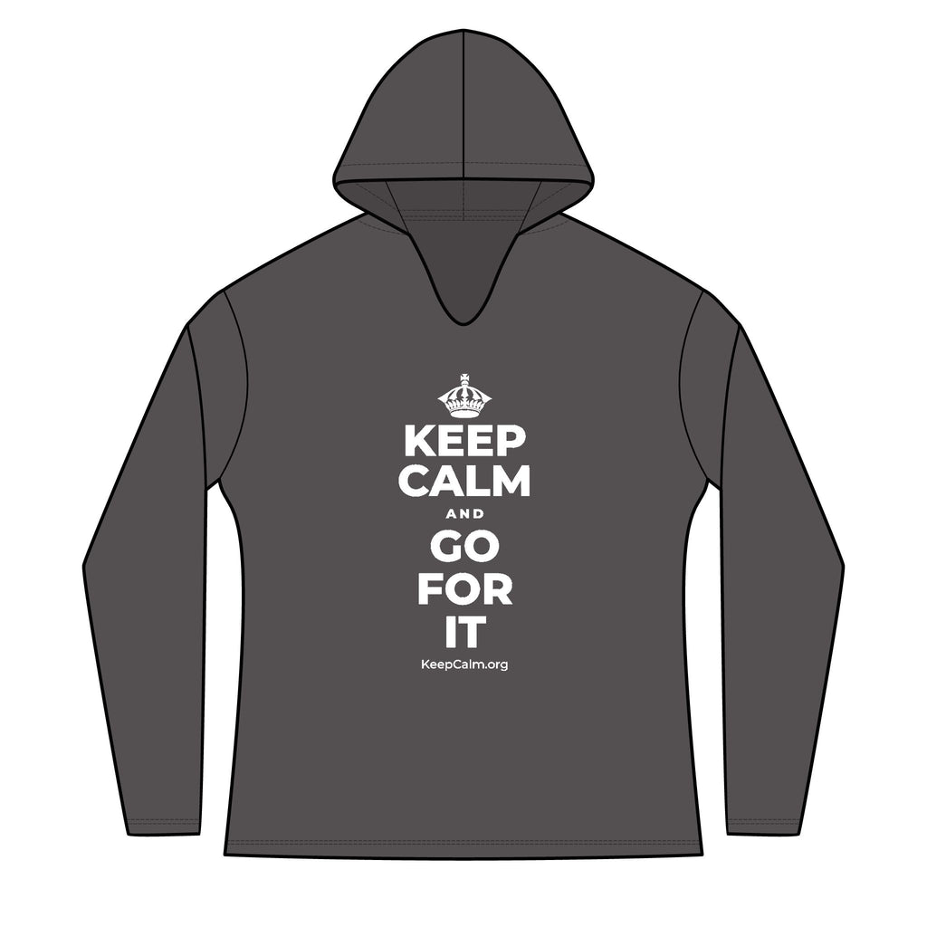 KEEP CALM AND GO FOR IT Women's Long Sleeve Hoodie