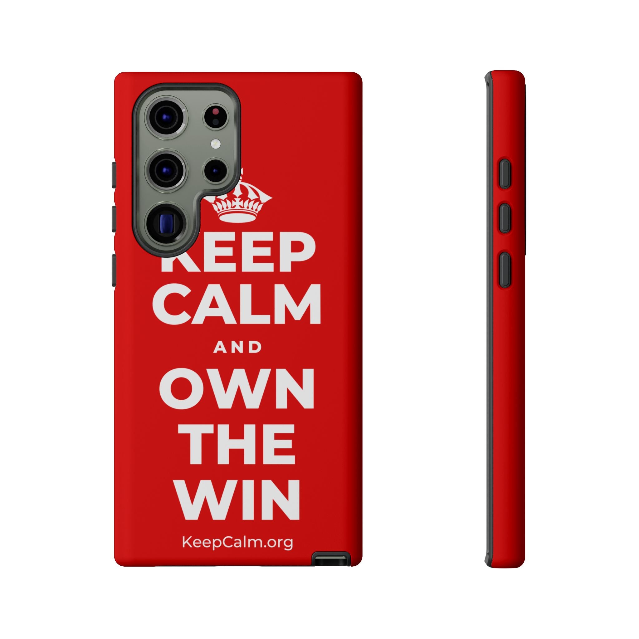 KEEP CALM AND OWN THE WIN Phone Case
